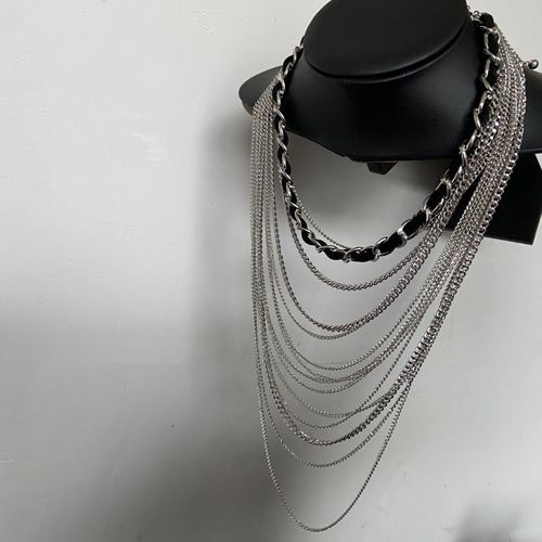 Fashion hot girl sexy chain multi-layered necklace niche hip-hop clavicle chain