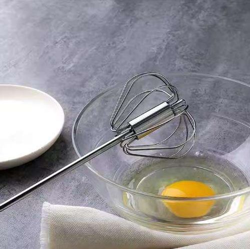 Small round tube handle stainless steel kitchenware Egg Beater Kitchen Tool Set