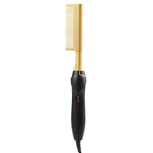 Electric curling comb 2 in 1 curling iron electric curling and straightening dual-purpose copper comb curling and straightening function electric straightening comb
