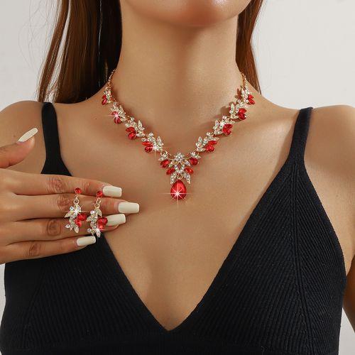 Necklace Set Luxury Crystal Jewelry Party Dress Accessories