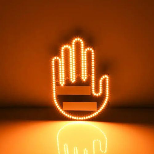 Car LED gesture