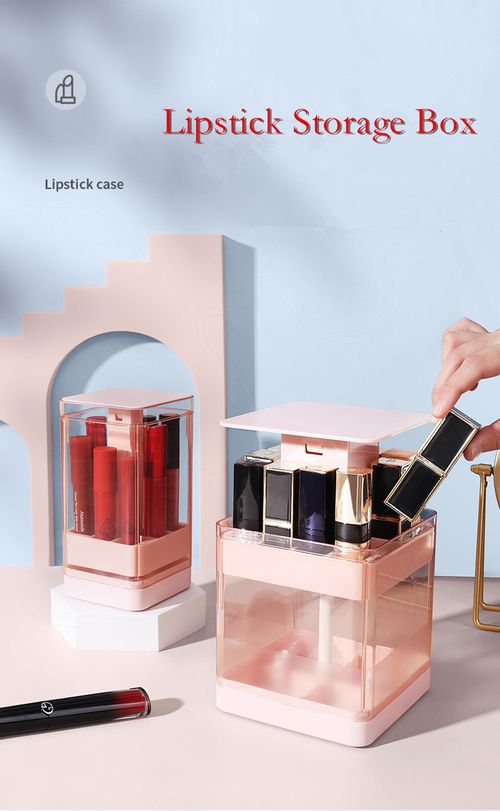 Cosmetic Storage Display Box Beauty Salon Lipstick Jewelry Organizer Case