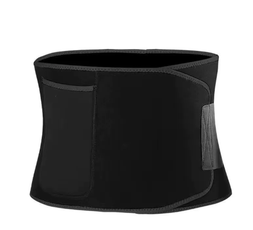 Workout Waist Belt for Yoga & Running - Breathable Sweat Enhancement Waist Trimmer