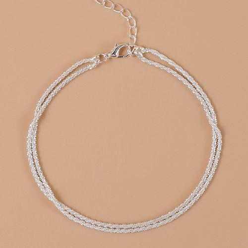 Bohemian beach style silver-plated anklet8.30