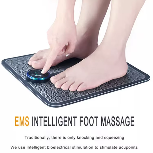Foot Massage Pulse Sole Foot Massage Pad EMS Physiotherapy Pedicure Machine USB Charging Moving Foot Massager