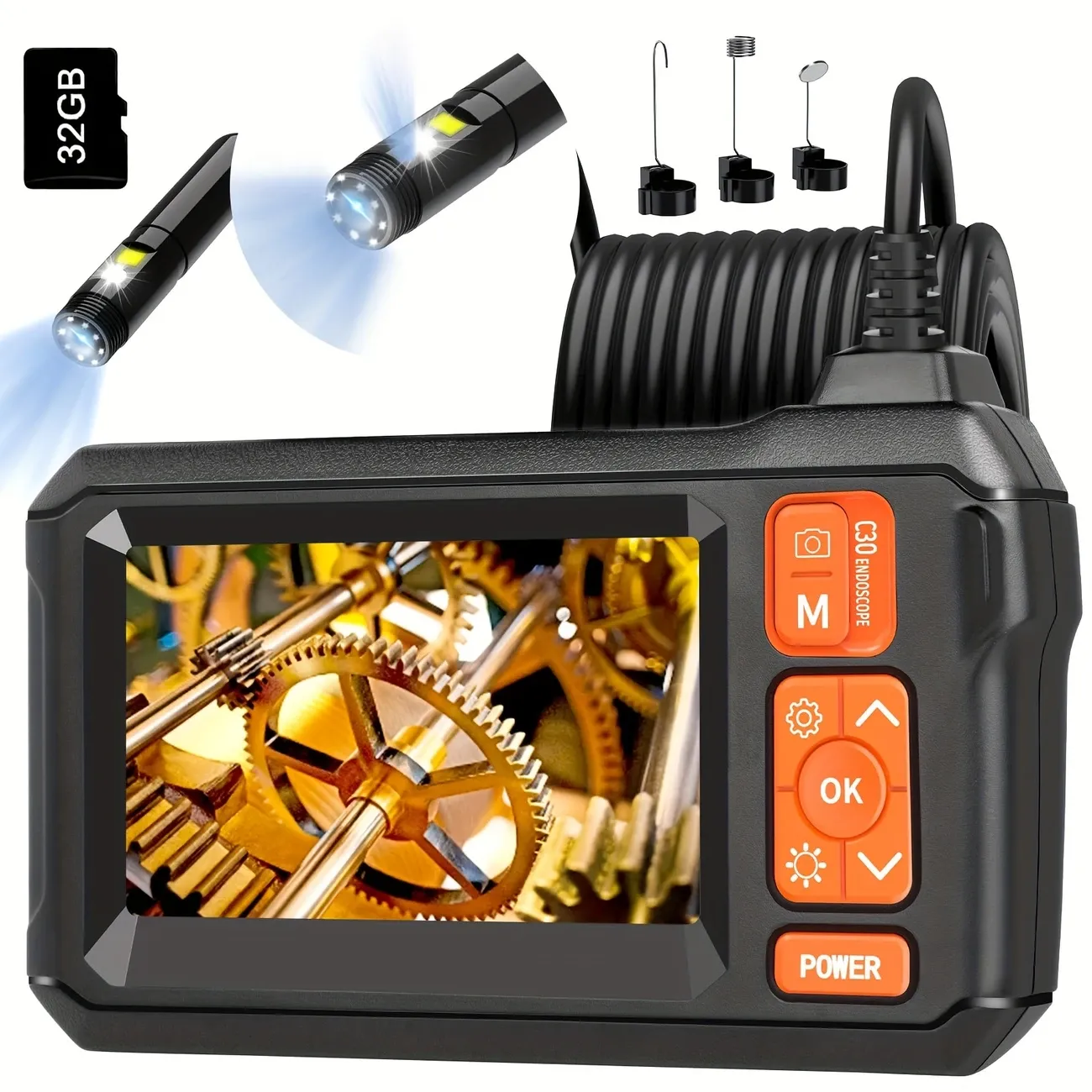 Best Endoscope Camera in Ghana 📹 | Wireless Inspection Camera for Phones - Mechanic & Home Use