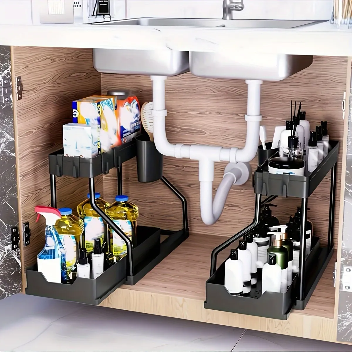 Under Sink Organizer 2 Pack