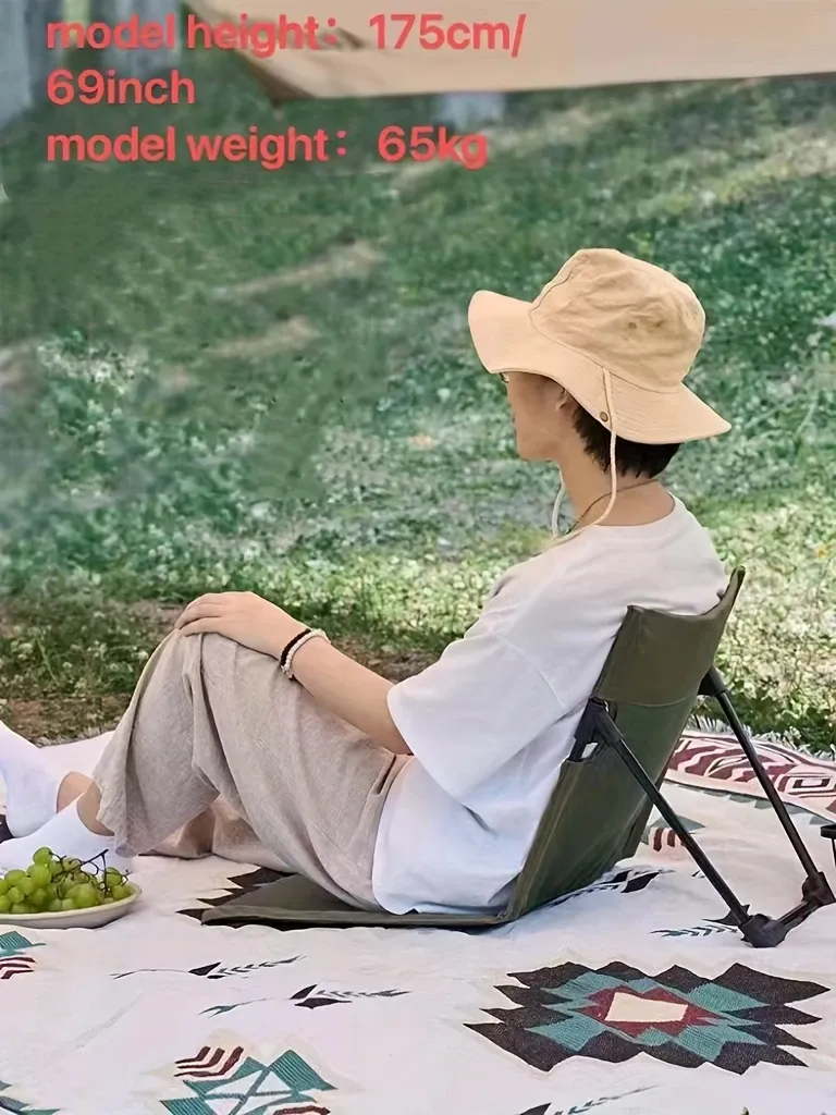 Best Portable Folding Stool with Backrest – Lightweight & Durable for Travel, Market & Outdoor Use | Ghana"
