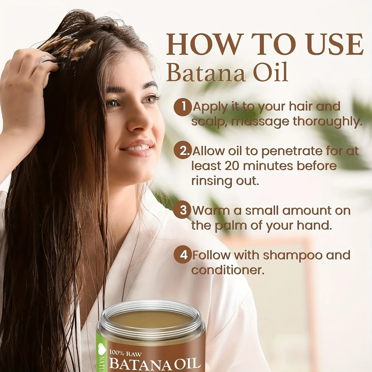 Authentic Honduras Batana Hair Oil 🌿 - Transform Dry, Damaged Hair in Ghana! 100% Natural Growth Elixir!