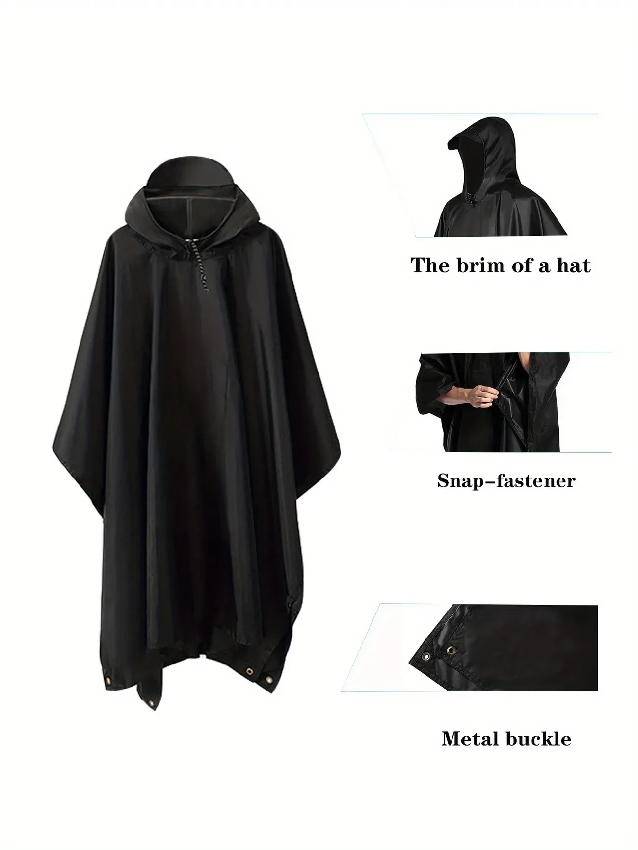 Best Cape Raincoat Ghana ☔ | Waterproof & Reflective - Protection for Work & School (Unisex)