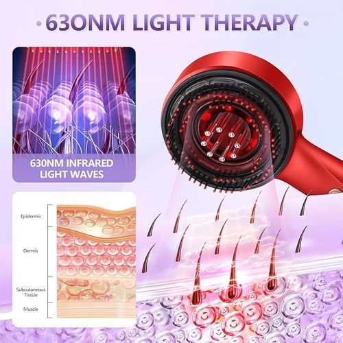 Electric Massage Comb Ghana 💆🏾‍♀️ | Hair Growth + Aromatherapy – Get Stronger, Longer Hair Now