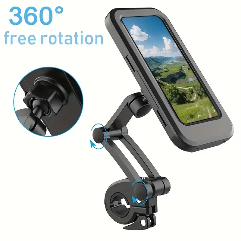 Best Waterproof Motorcycle Phone Mount for Ghana – Secure, Anti-Slip & Rainproof!"*
