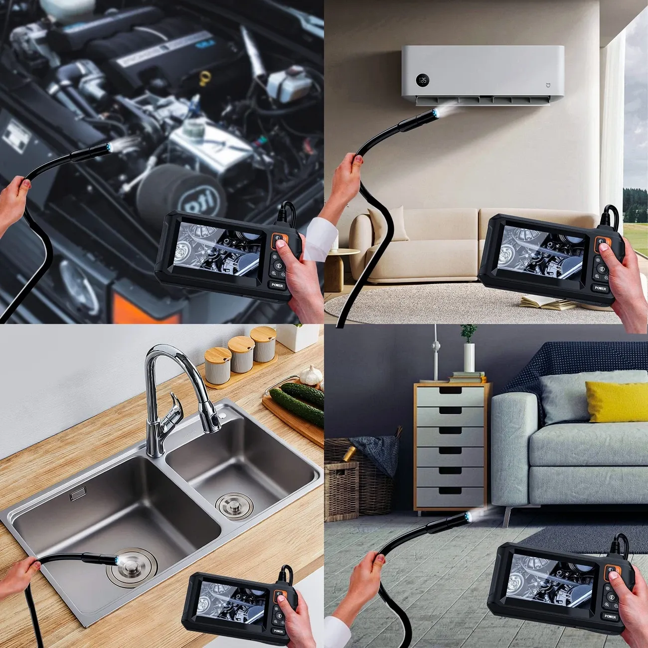 Best Endoscope Camera in Ghana 📹 | Wireless Inspection Camera for Phones - Mechanic & Home Use