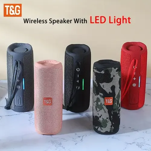 "T&G Mini Bluetooth Speaker – Portable, Waterproof & Loud Bass Wireless Speaker | Best for Travel & Parties in Ghana"