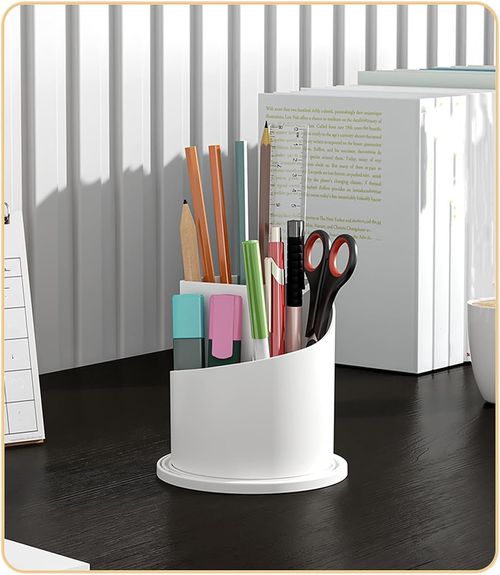 360° Rotating Makeup Brush Holder – Stylish Organizer for Brushes, Ghana Beauty Essentials