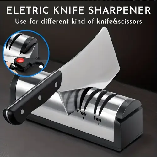 Professional USB Electric Knife Sharpener for Kitchen, Hunting & Survival – Fast Charging, Portable & Safe – Best for Ghana