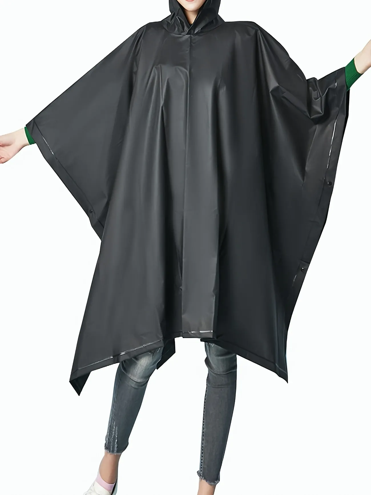 Best Cape Raincoat Ghana ☔ | Waterproof & Reflective - Protection for Work & School (Unisex)