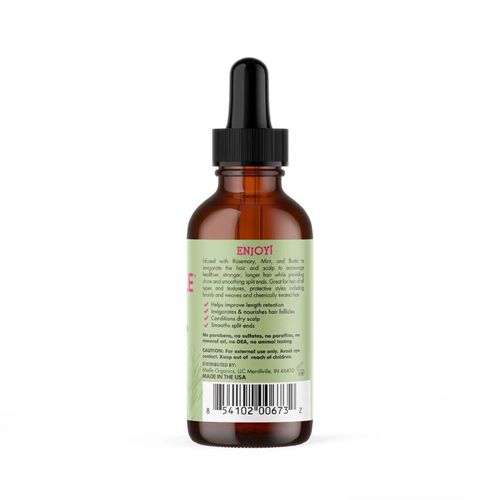 "MIELLE Rosemary Mint Hair Oil Ghana 🇬🇭 | Growth + Moisture for Natural Hair - Get 2X Length Now!