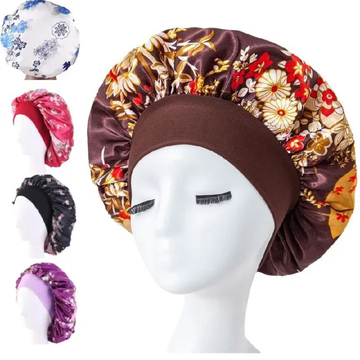 African Print Satin Headwrap Ghana – Stylish & Hair-Protective!