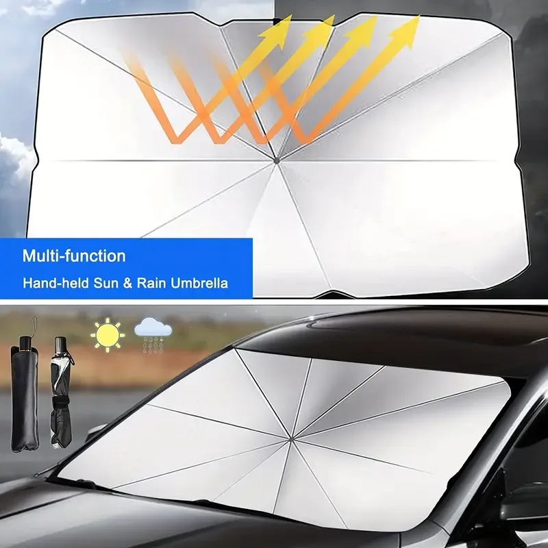 Stay Cool Under the Sun! 🚗☀️ Car Windshield Sun Shade for Ghana – Block Heat & Protect Your Car!