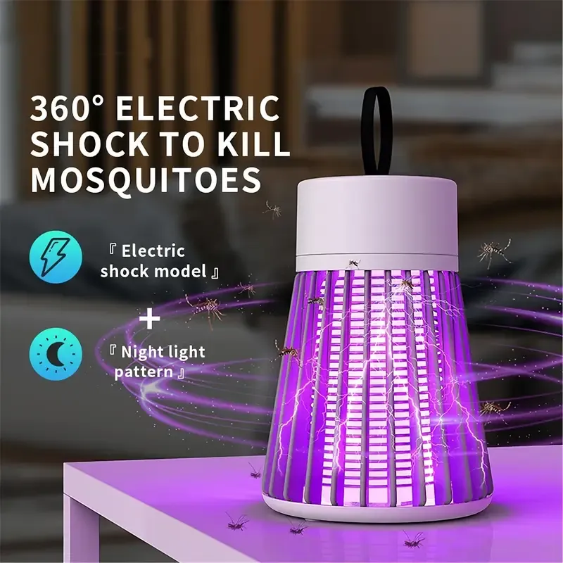 "Powerful Mosquito Killer Lamp for Ghana 🏆 | Silent, Chemical-Free & Energy Saving - Sleep Peacefully All Night!"