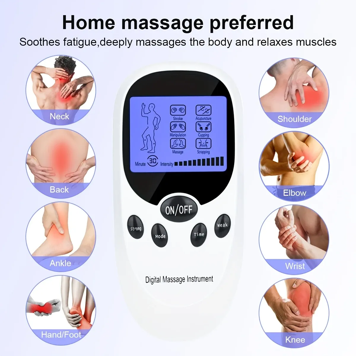 Dual-Channel Muscle Massager – Portable Pain Relief for Ghana!