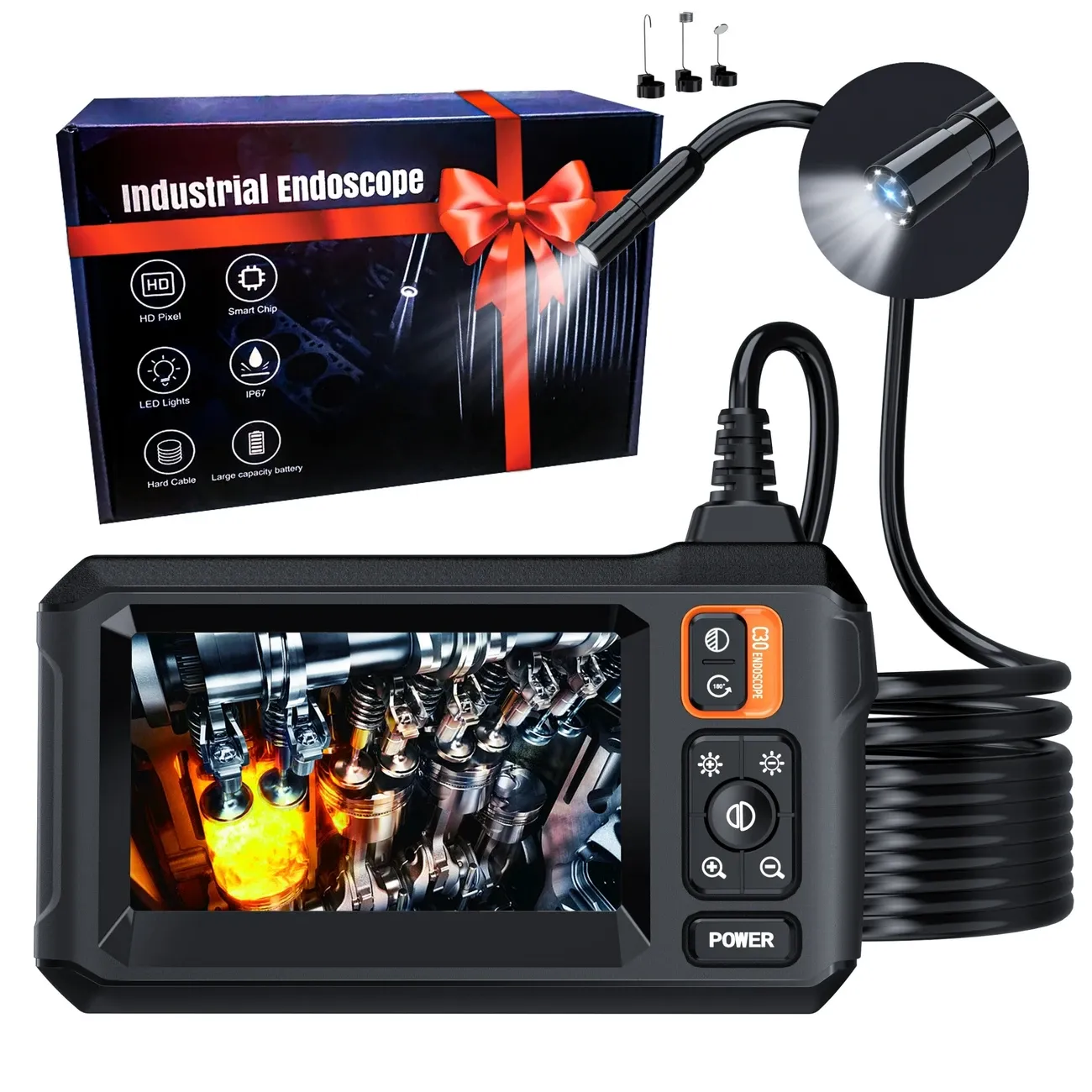 Best Endoscope Camera in Ghana 📹 | Wireless Inspection Camera for Phones - Mechanic & Home Use