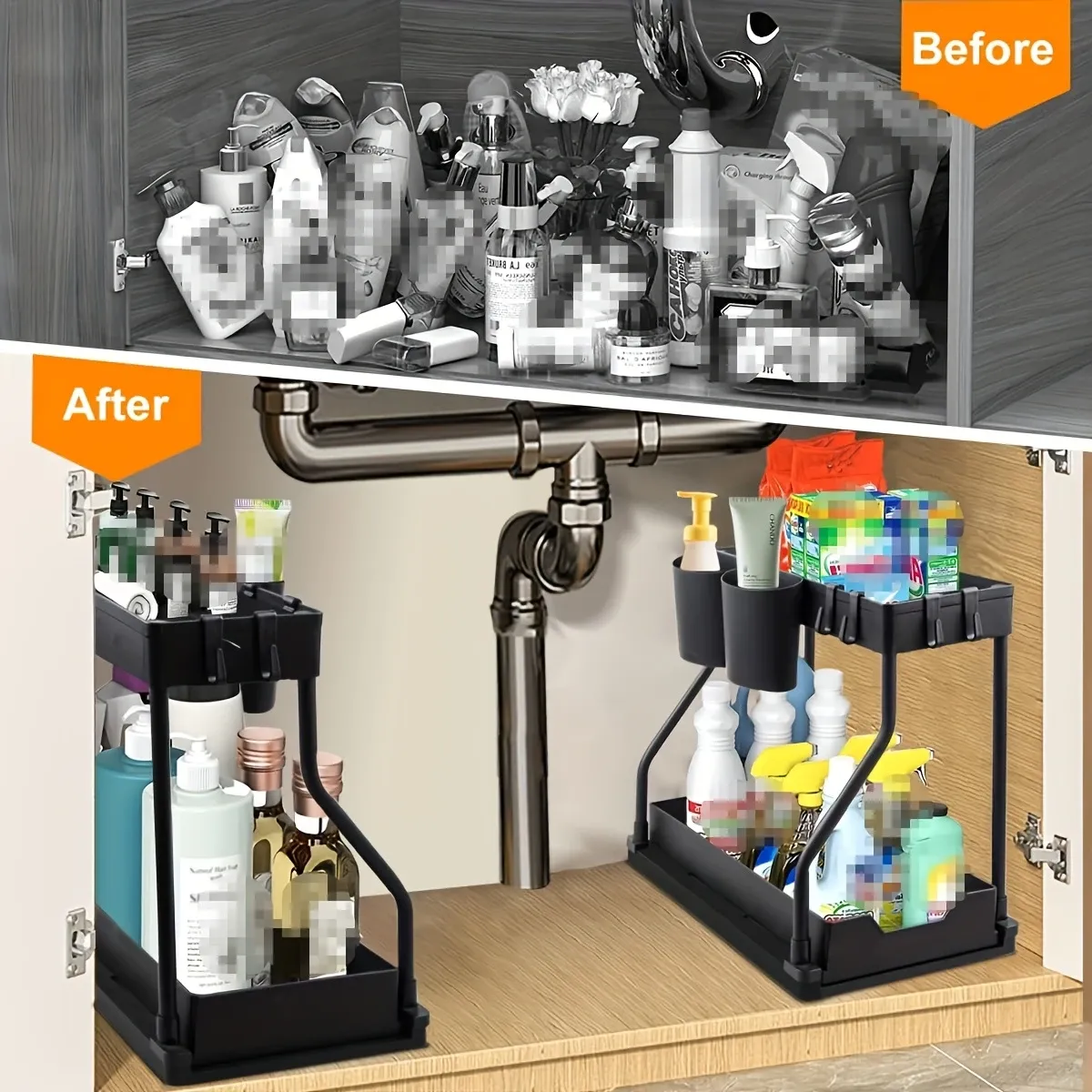 Under Sink Organizer 2 Pack