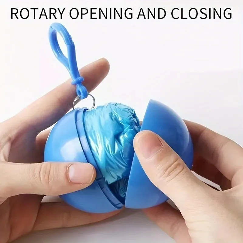 "Portable Raincoat Ball Ghana ☔ | Instant Waterproof Protection – Foldable & Reusable!