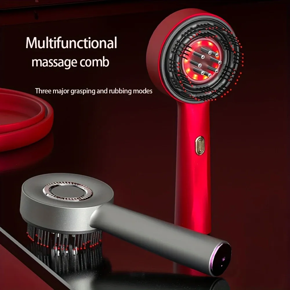 Electric Massage Comb Ghana 💆🏾‍♀️ | Hair Growth + Aromatherapy – Get Stronger, Longer Hair Now