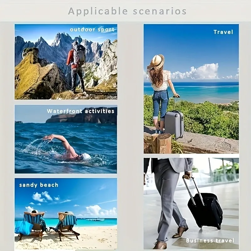 5-in-1 Waterproof Bag Set Ghana - Phone/Wallet/Shoe Protection for Rainy Season"