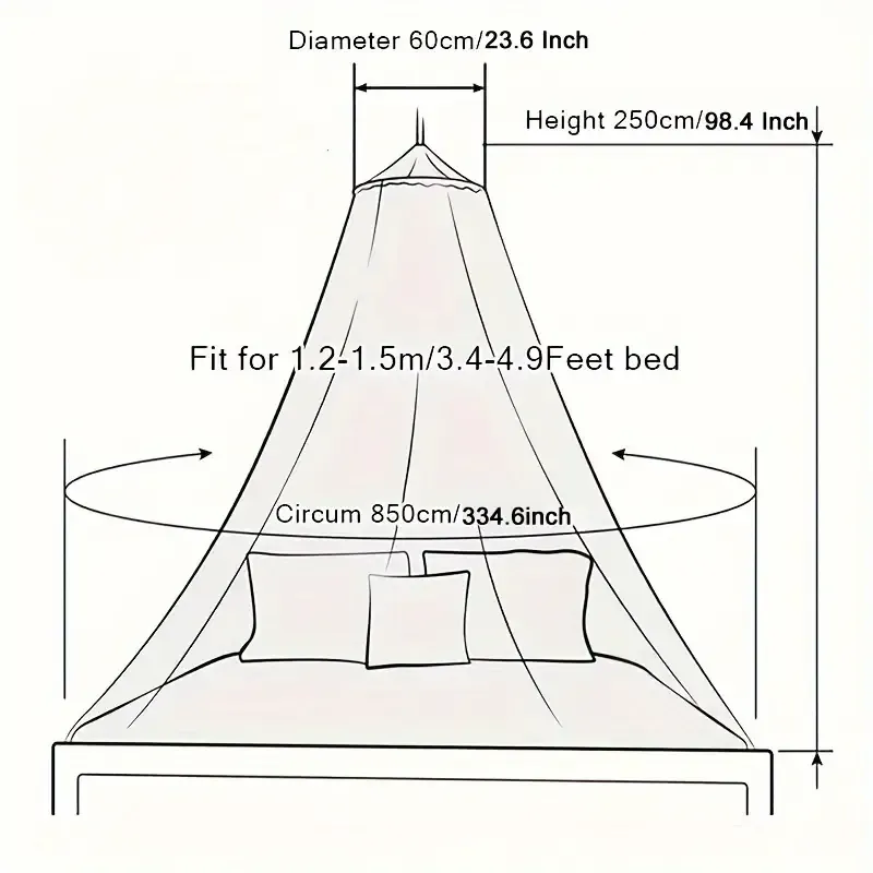 "Premium Dome Mosquito Net for Ghana 🦟✅ | 360° Protection, Easy Setup & Durable Design – Sleep Safely Tonight!"