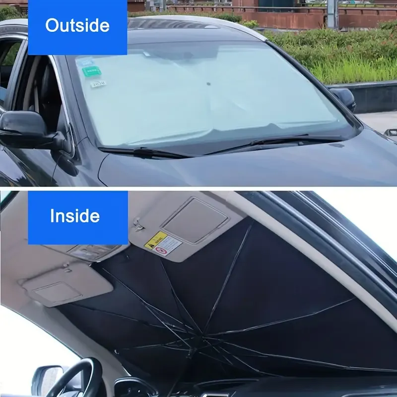 Stay Cool Under the Sun! 🚗☀️ Car Windshield Sun Shade for Ghana – Block Heat & Protect Your Car!