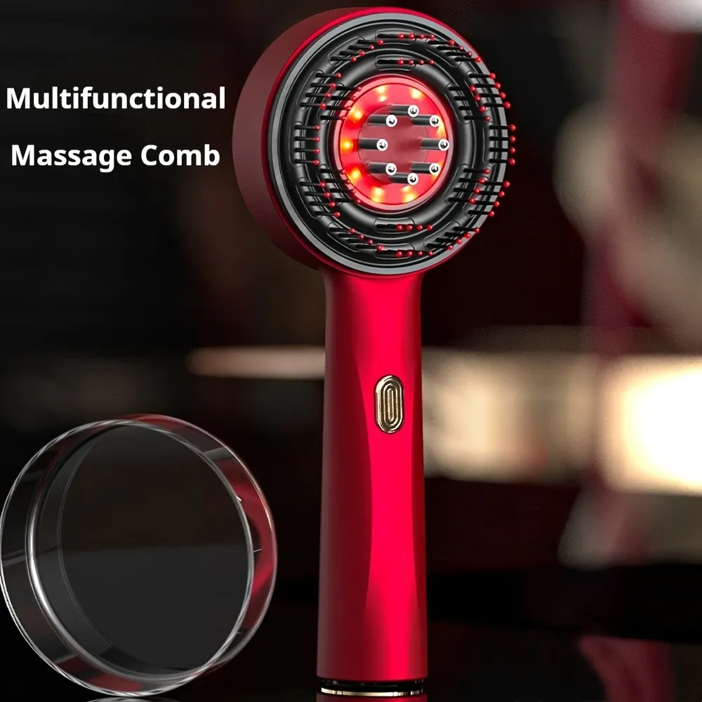 Electric Massage Comb Ghana 💆🏾‍♀️ | Hair Growth + Aromatherapy – Get Stronger, Longer Hair Now