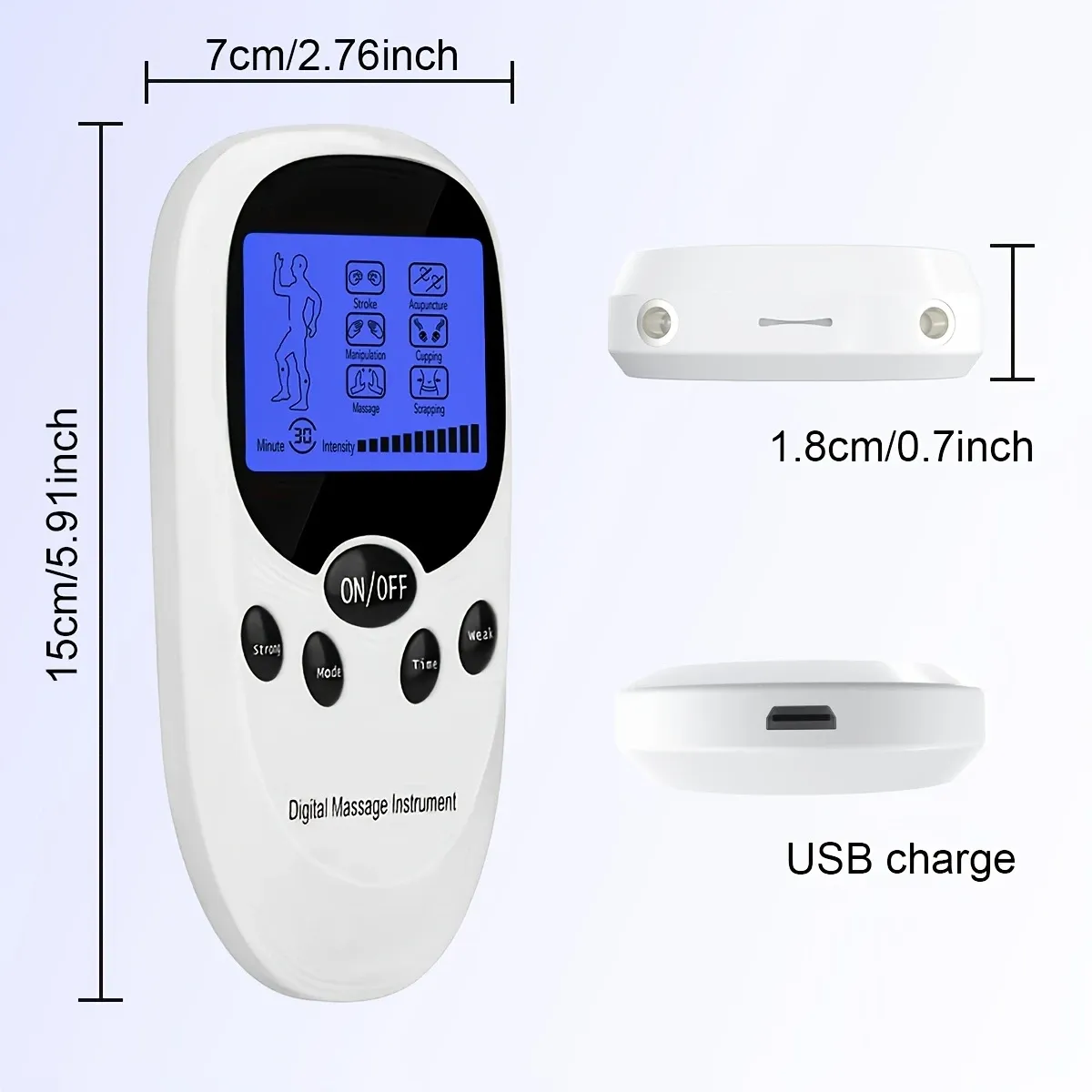 Dual-Channel Muscle Massager – Portable Pain Relief for Ghana!