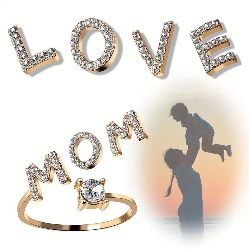 26-Letter Diamond Rings for Women 💍 | Personalized Name Jewelry – Best Gift in Ghana! ✨