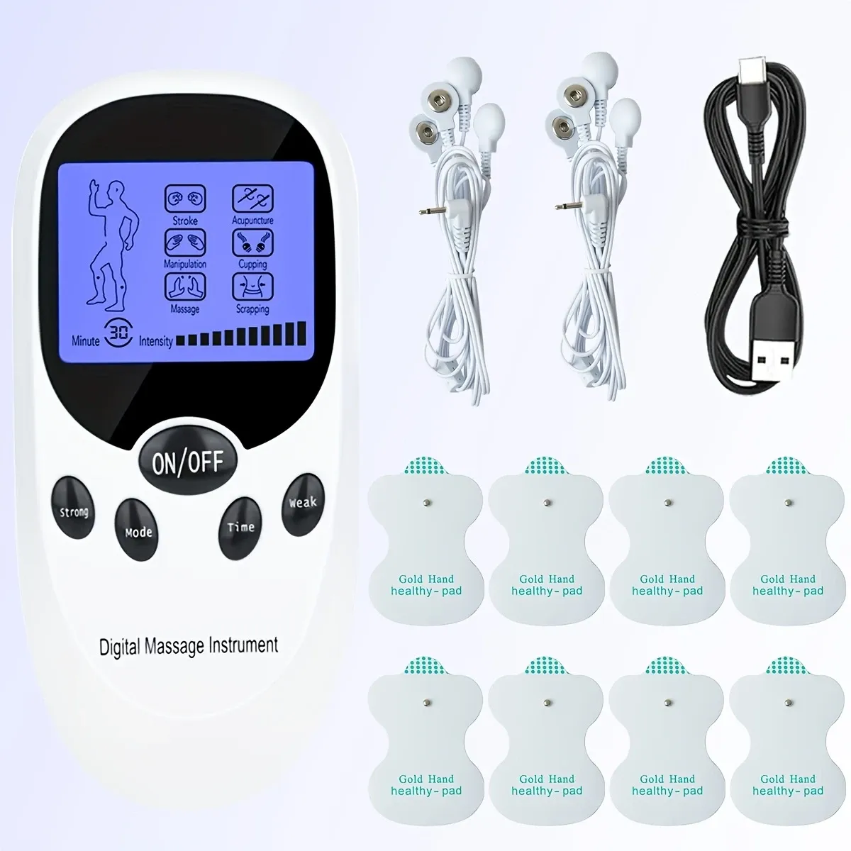 Dual-Channel Muscle Massager – Portable Pain Relief for Ghana!