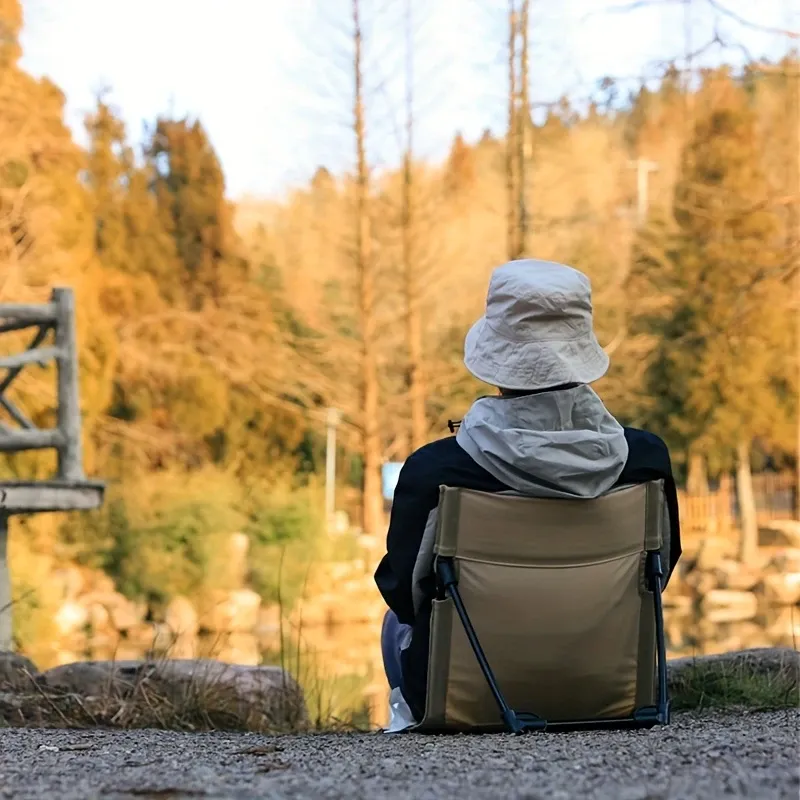 Best Portable Folding Stool with Backrest – Lightweight & Durable for Travel, Market & Outdoor Use | Ghana"
