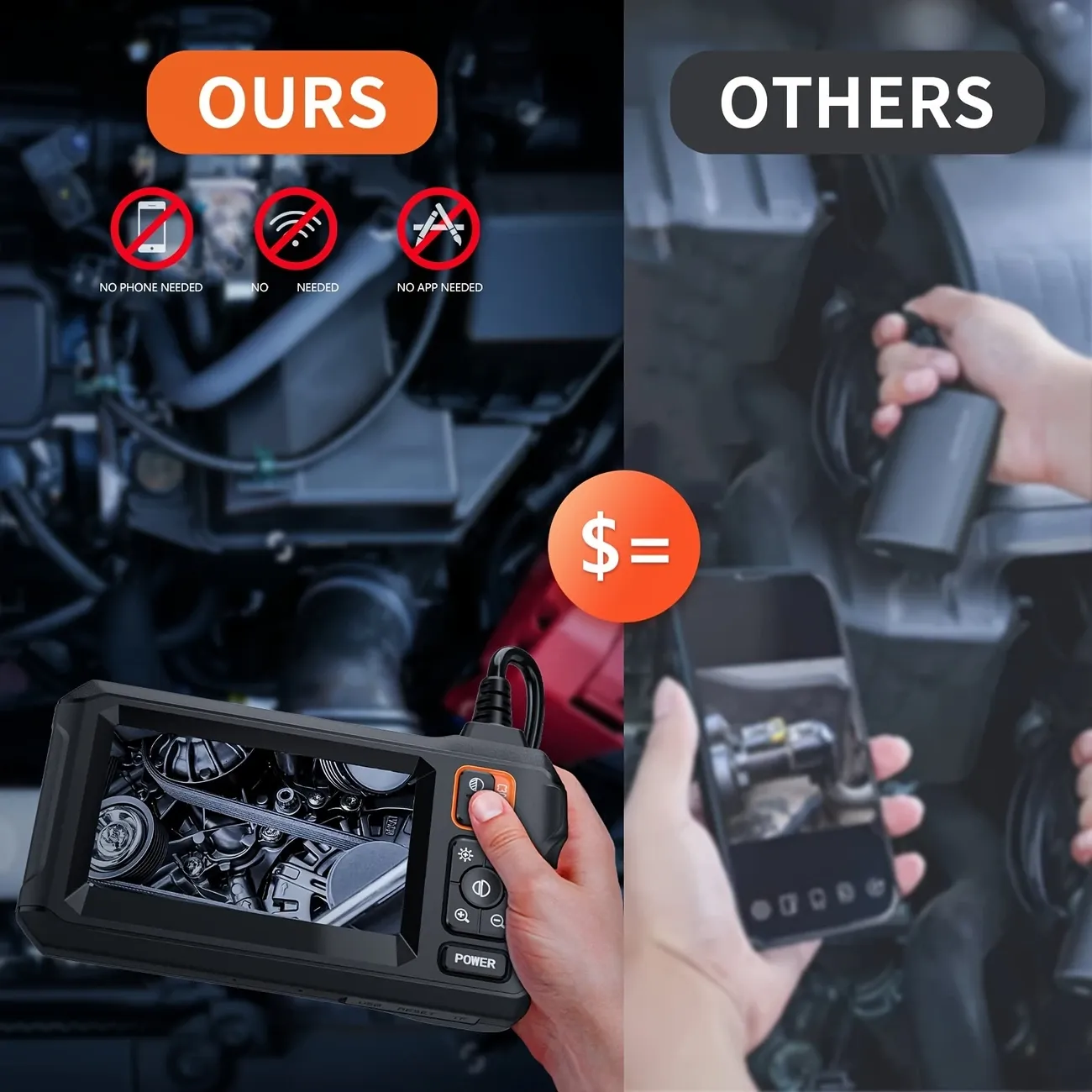 Best Endoscope Camera in Ghana 📹 | Wireless Inspection Camera for Phones - Mechanic & Home Use