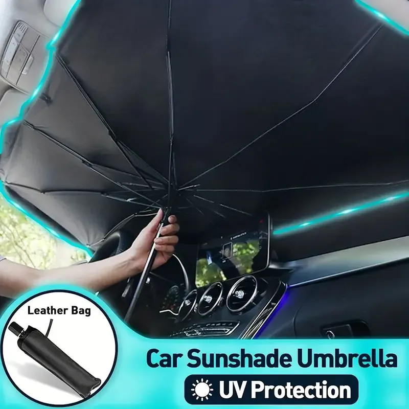 Stay Cool Under the Sun! 🚗☀️ Car Windshield Sun Shade for Ghana – Block Heat & Protect Your Car!