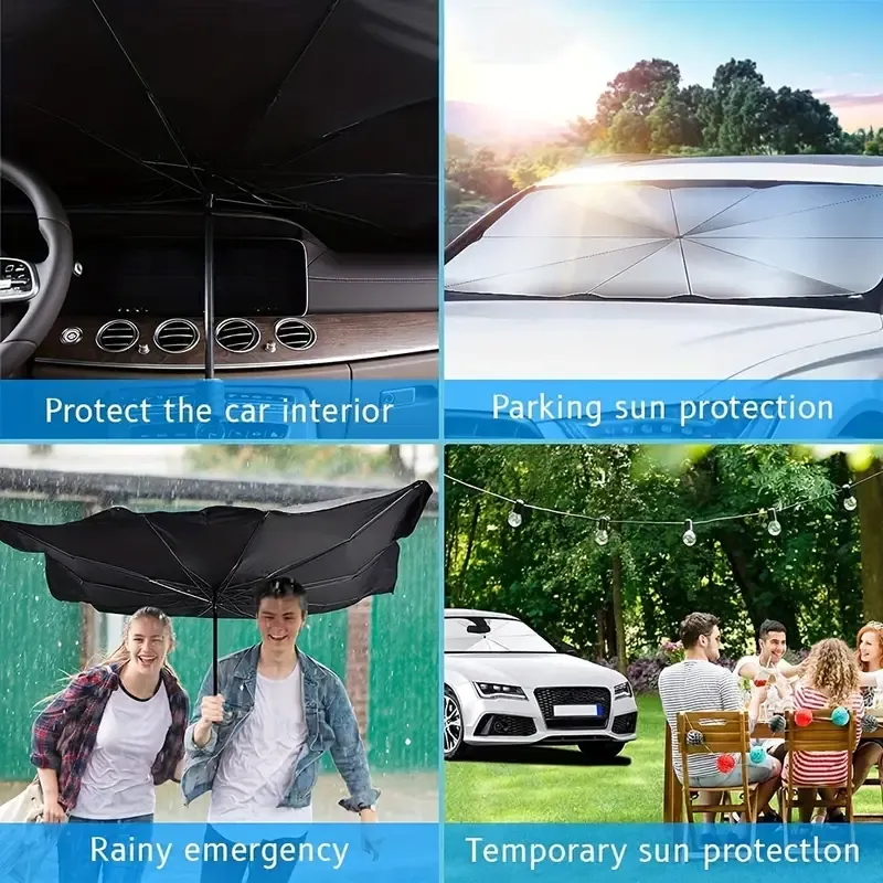 Stay Cool Under the Sun! 🚗☀️ Car Windshield Sun Shade for Ghana – Block Heat & Protect Your Car!