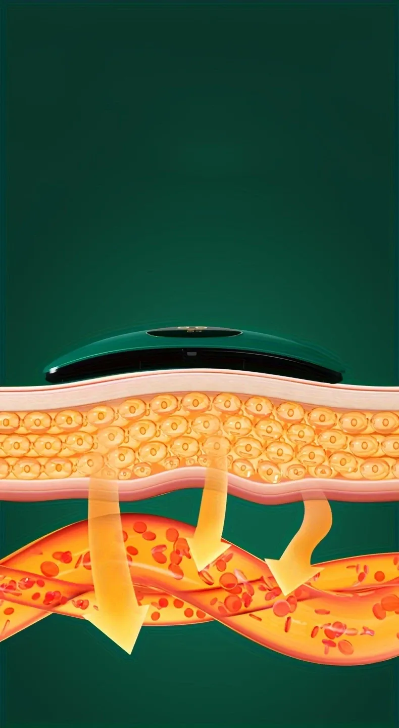 Rechargeable Waist Massager with Heat – Portable Back Pain Relief – Best for Ghana