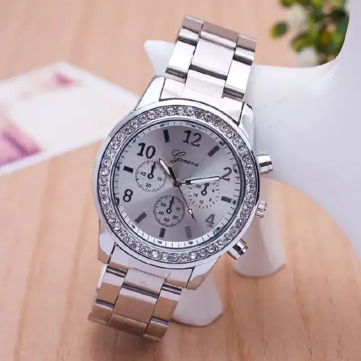 Stylish Diamond-Studded Women’s Watch – Water-Resistant, Elegant & Affordable – Best Ladies Watch in Ghana