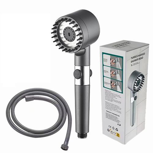 Premium Filter Shower Head Set with 1.5m Steel Hose – Clean Water Solution for Ghana Homes