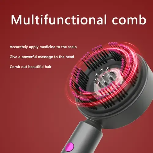 Electric Massage Comb Ghana 💆🏾‍♀️ | Hair Growth + Aromatherapy – Get Stronger, Longer Hair Now