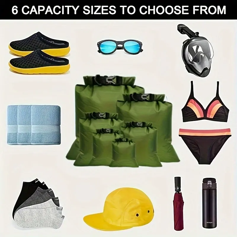 5-in-1 Waterproof Bag Set Ghana - Phone/Wallet/Shoe Protection for Rainy Season"