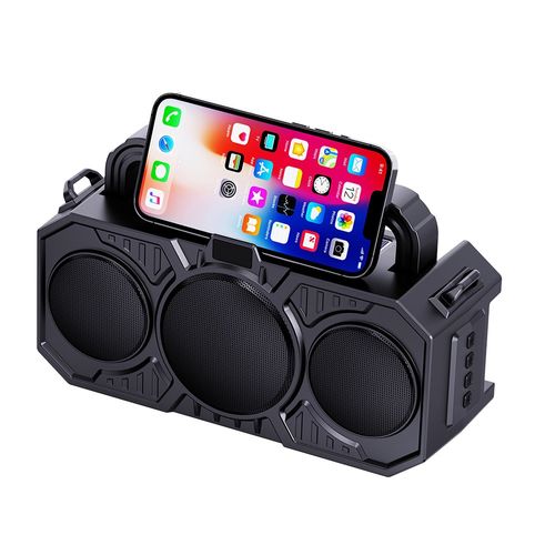 Best Mobile Phone Holder bluetooth Speaker Wireless with Flashlight