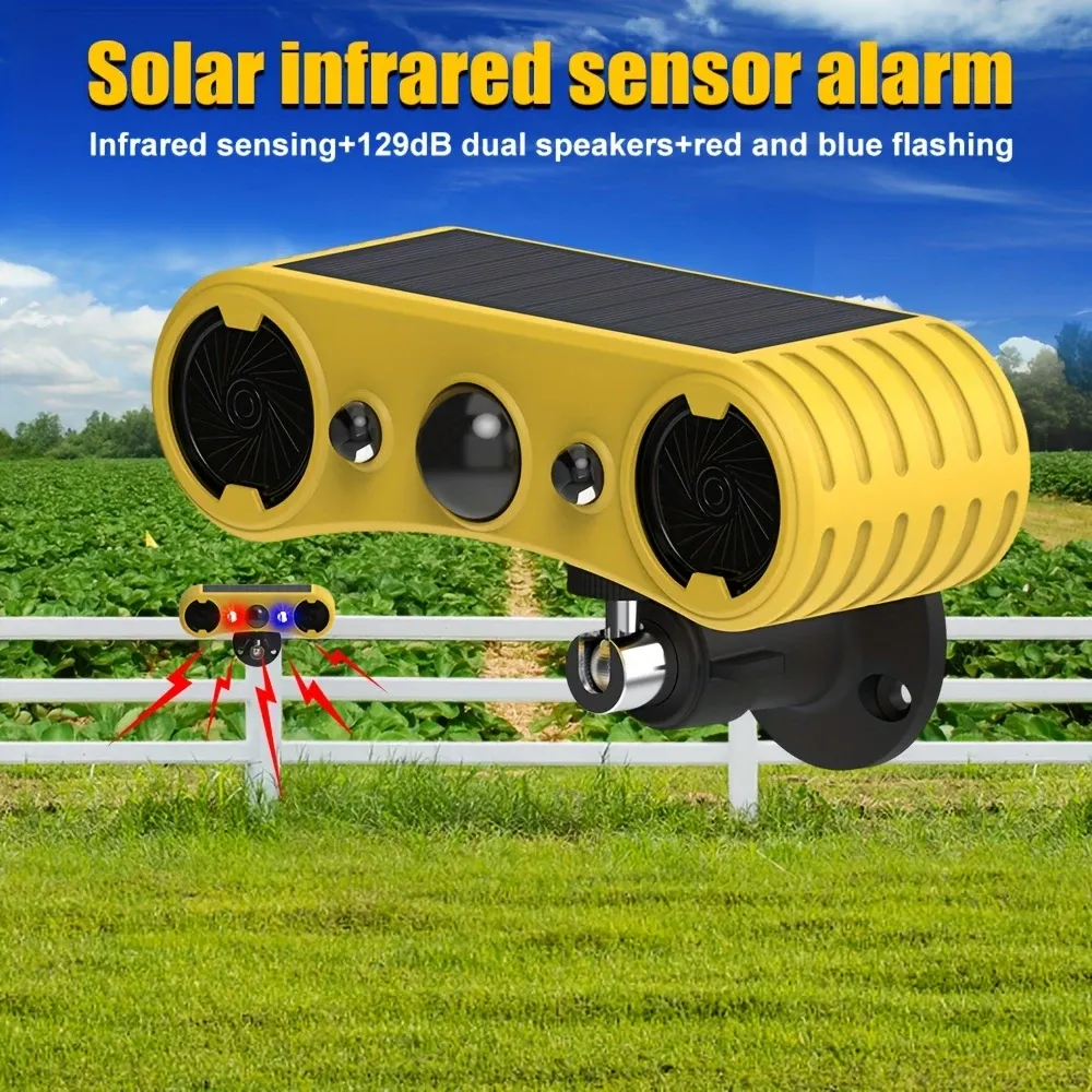 Best Solar-Powered Infrared Alarm in Ghana ☀️🚨 | Wireless Security for Homes & Farms – Buy Now!"