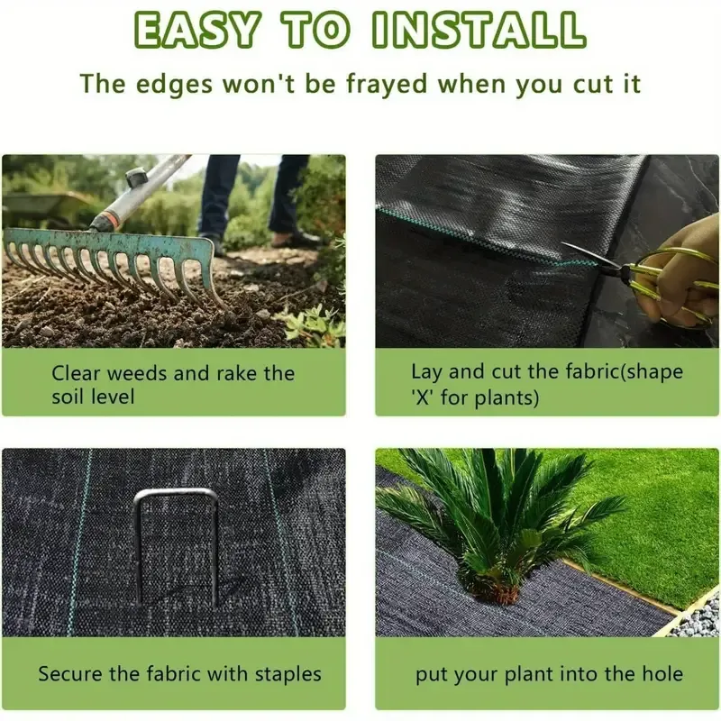 🌱 Blocks Weeds Naturally – Stops 95% of weed growth without chemicals ☀️ UV-Resistant & Durable – Withstands Ghana’s intense sun for 3+ years 💧 Water & Air Permeable – Lets soil breathe while retaining moisture 💰 Saves Labor Costs – Reduces weeding time by 70% 🌿 Multi-Use – Perfect for farms, gardens & commercial plantations