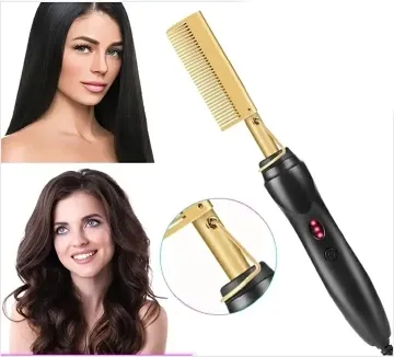Electric Heated Comb Ghana - Salon-Quality Hair Straightening at Home"